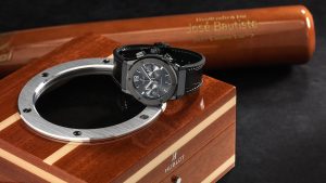 Hublot designed 'Classic Fusion Chronograph' watches for baseball legend Jose Bautista